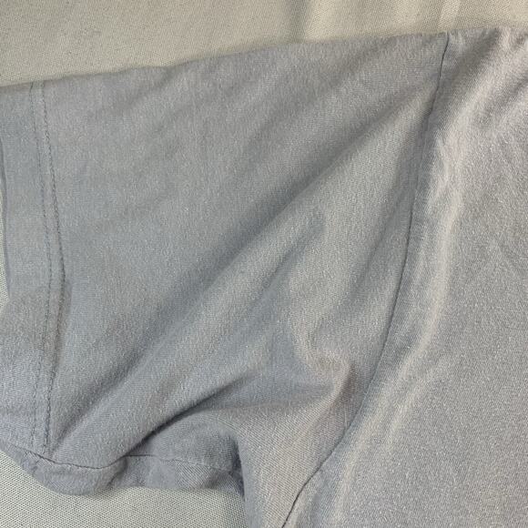 Fox Racing Center Logo Blue Short Sleeve T-Shirt Vintage Y2K, Size XL - Picture 7 of 10